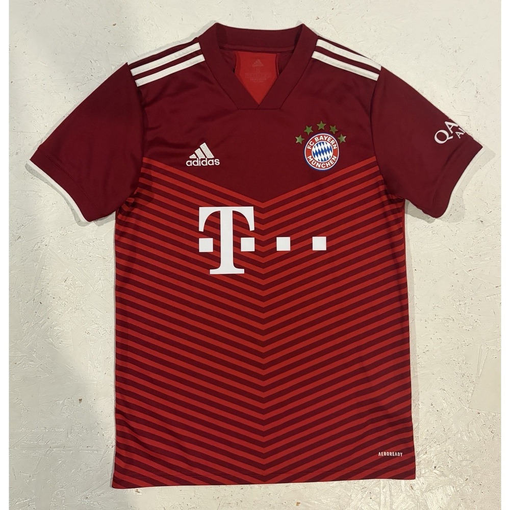 BAYERN MUNICH 2021 2022 HOME SHIRT FOOTBALL SOCCER JERSEY GM5313 ADIDAS SIZE S